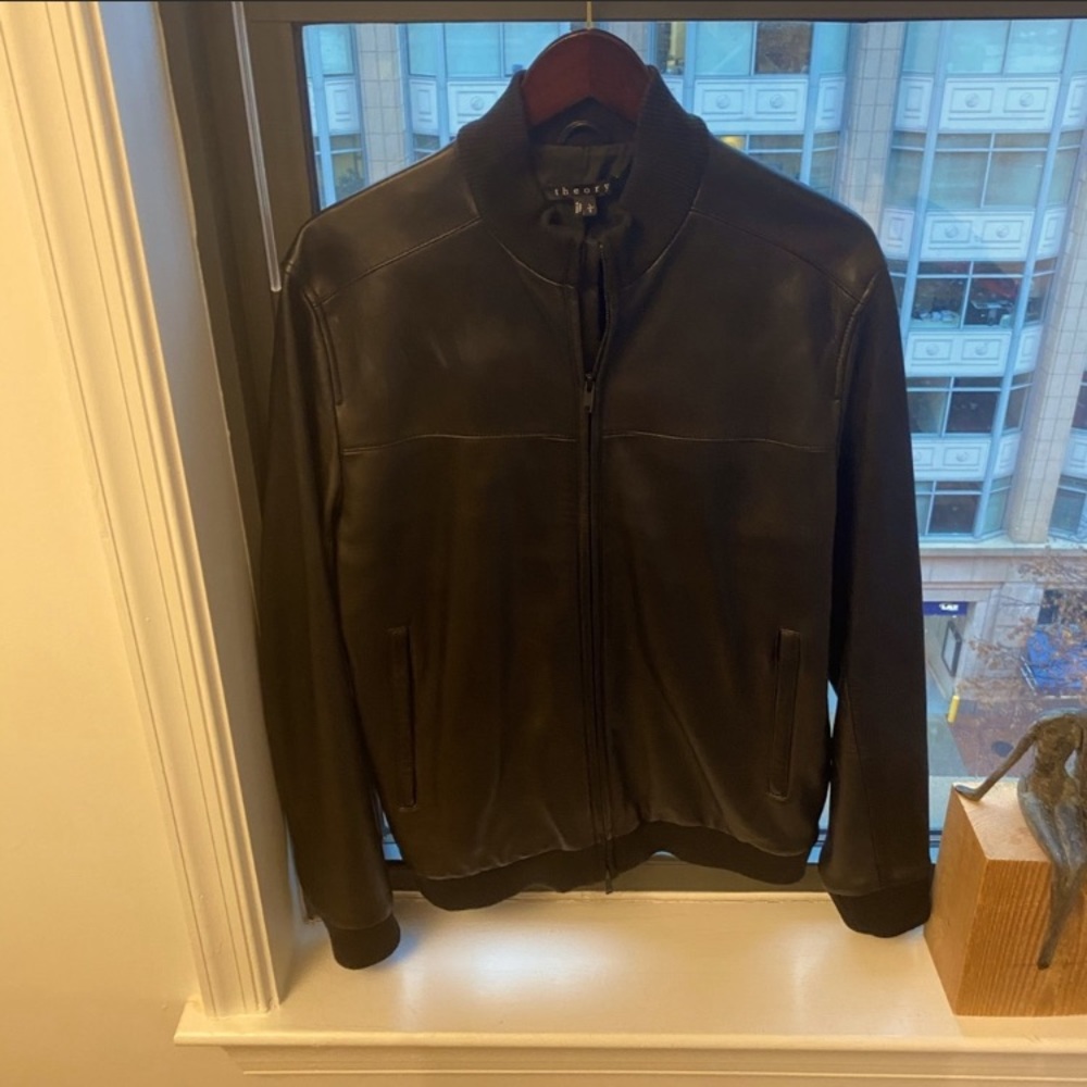 THEORY leather jacket